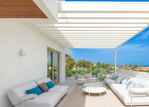 Penthouse Benalus Sky Terrasse mit Meerblick